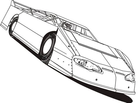 Race Car Coloring Pages Printable